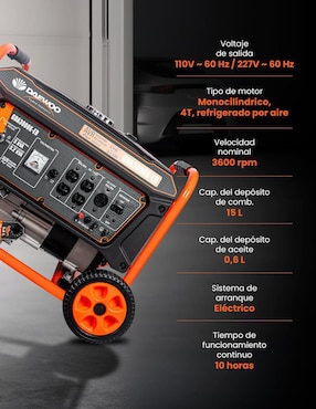 Generador de gasolina Daewoo