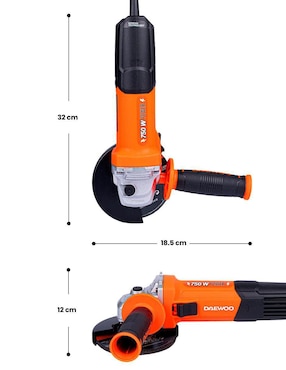 Amoladora Daewoo daag115-75b de 127 v