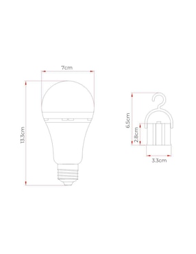 Linterna de mano Tecnolite 09EMA19LED65MV