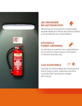 Linterna de seguridad Tecnolite 7EMLED45MV65B Merope II