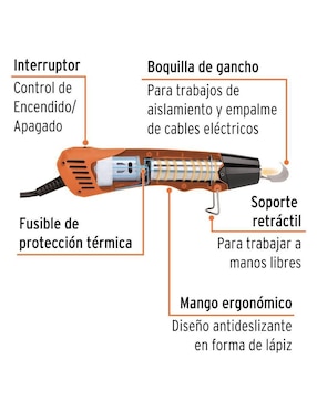 Pistola de calor Truper de 1000 W