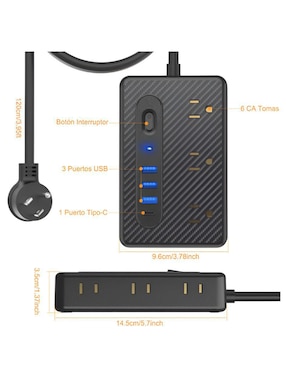 Multicontacto Xtellar de 6 contactos