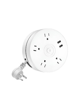 Multicontacto Xtellar de 4 contactos y 2 puertos USB