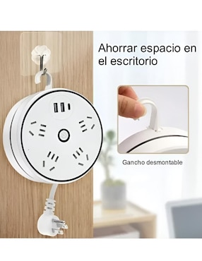 Multicontacto Xtellar de 4 contactos y 2 puertos USB