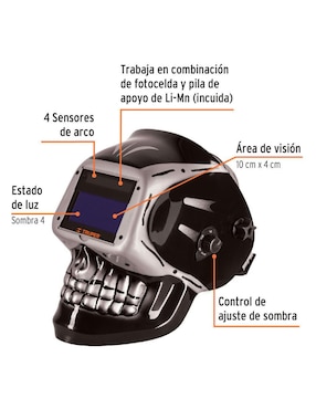Careta para soldar Truper