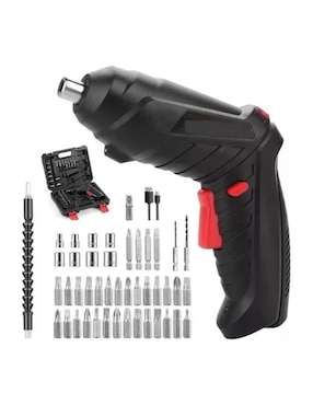 Taladro y kit de puntas inalpambrico Iq Tech de 100-120 V