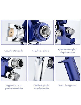 Pistola para pintar Xtellar XTLLAR5487