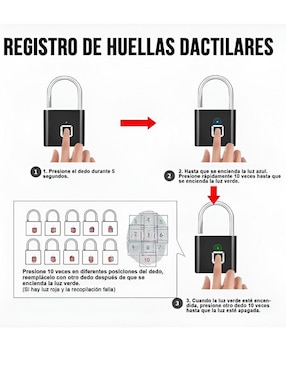 Candado de alta seguridad digital Xtellar