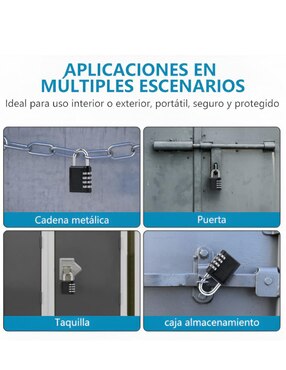 Candado de alta seguridad de combinación Xtellar