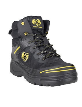Bota industrial Ram de cuero y tela