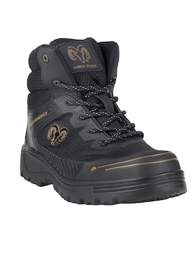 Bota industrial Ram de cuero y tela