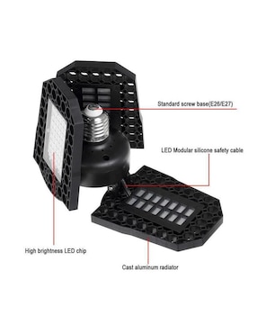 Serie de focos LED Ventdepot mxhyh-001 con 3 focos