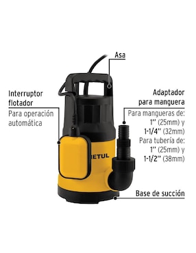 Bomba de agua sumergible Pretul 1 HP