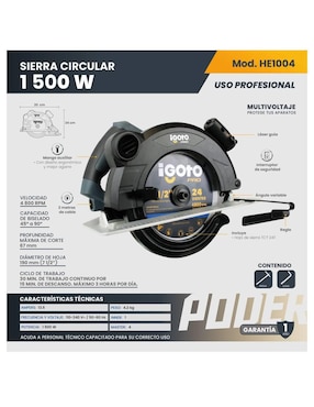 Kit herramienta eléctrica Igoto