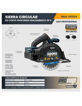 Kit herramienta eléctrica Igoto