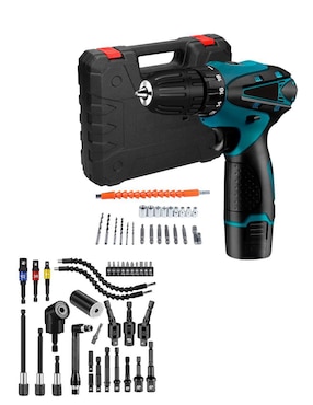 Taladro y brocas inalámbrico Generica Set taladros de 18 V