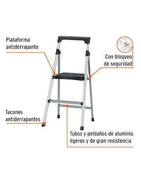 Escalera convertible Truper de aluminio