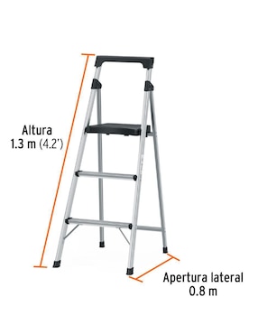 Escalera convertible Truper de aluminio