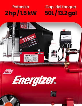 Compresor 50 L Energizer 2 hp