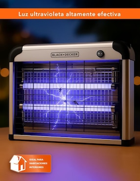 Lámpara Black+Decker led Exterminador