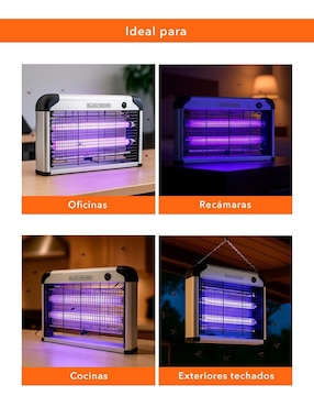 Lámpara Black+Decker led Exterminador