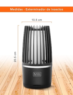 Lámpara led Black+Decker Exterminador eléctrico