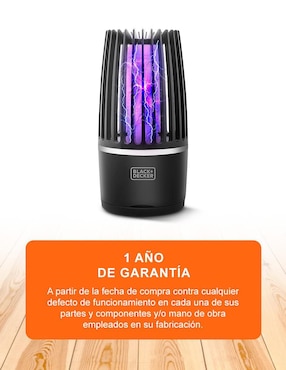 Lámpara led Black+Decker Exterminador eléctrico