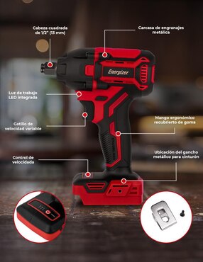 Llave de impacto Energizer