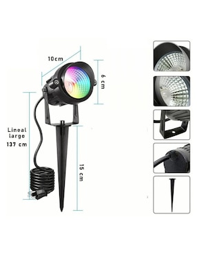 Set lámparas LED Belug 10 piezas