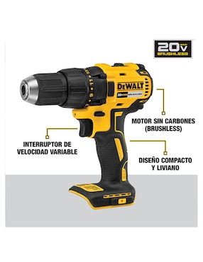 Taladro atornillador DeWalt Dcd7771b-b3 de 20 V