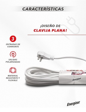 Extensión eléctrica Energizer 10 m