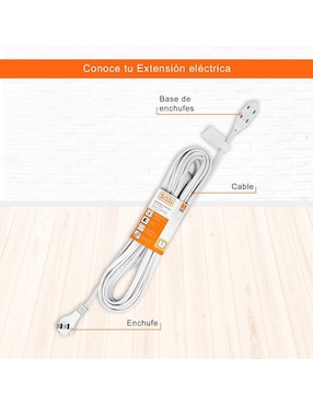 Extensión eléctrica black+decker 10 m