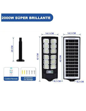 Set lámparas LED Belug 8 piezas