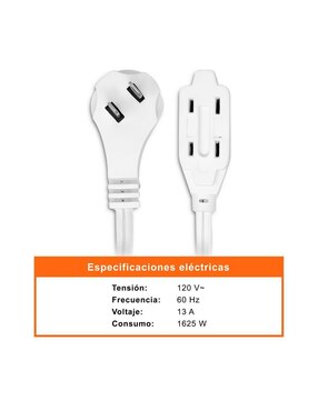 Extensión eléctrica Black+Decker 5 m