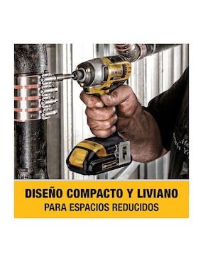 Taladro y llave de impacto inalámbrico Dewalt 
DCK240C2 de 20 V