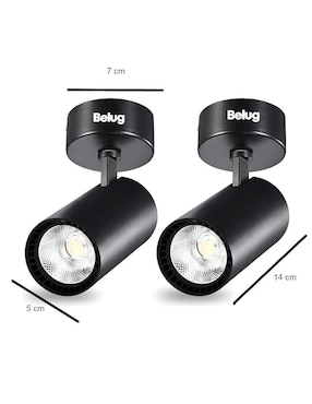 Lámpara incandescente Belug 2 piezas