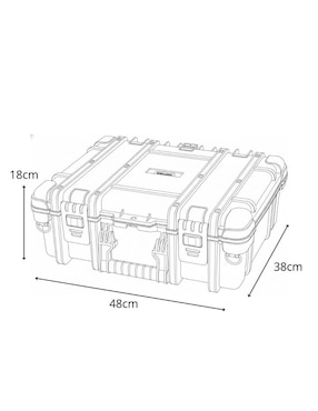 Caja de herramientas Midtown Concept 4 compartimentos