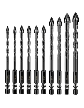 Juego brocas multimateriales Xtellar con 10 piezas