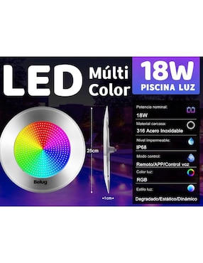 Lámpara LED para piscina Belug
