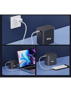 Cargador de pilas Belug de 35 W USB + USB tipo