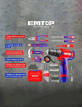 Kit herramienta eléctrica Emtop