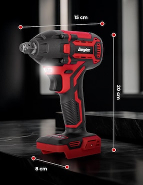 Kit Taladro y llave de impacto Energizer EZLCOM1500CB2 de 20 V