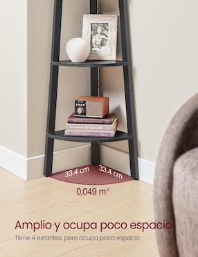 Estante Songmics Home esquinero Barnet MLLS034B22
