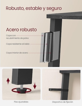 Estante Songmics Home esquinero Barnet MLLS034B22