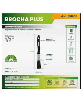 Brocha de pintura Igoto