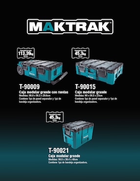 Caja de herramientas modular Makita