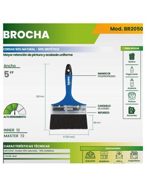Brocha de pintura Igoto