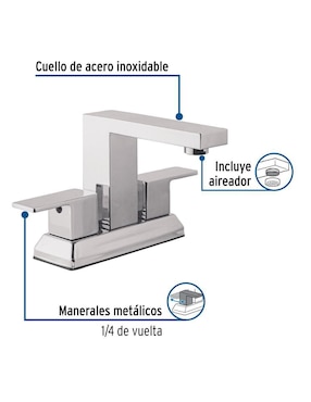 Llave mezcladora para baño Foset