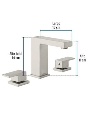 Llave mezcladora para baño Foset Kubo