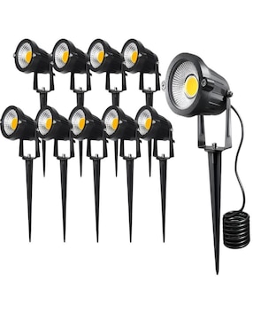 Set lámparas LED Belug 10 piezas